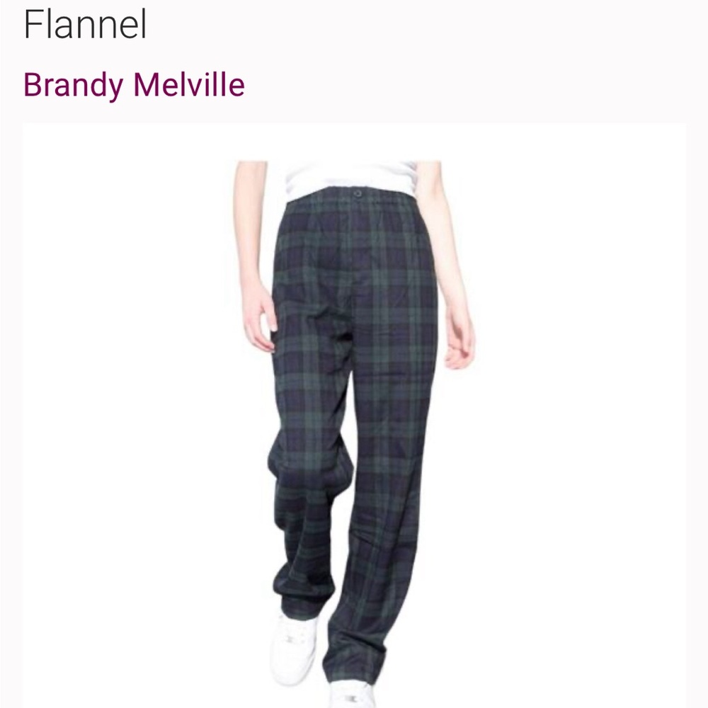 Brandy Melville pants in watch plaid